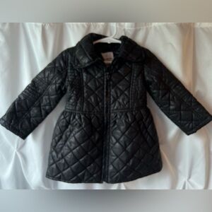 EUC Black Quilted Kids Jacket 2T
